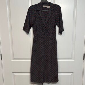 Liz Claiborne Geometric Midi Dress
